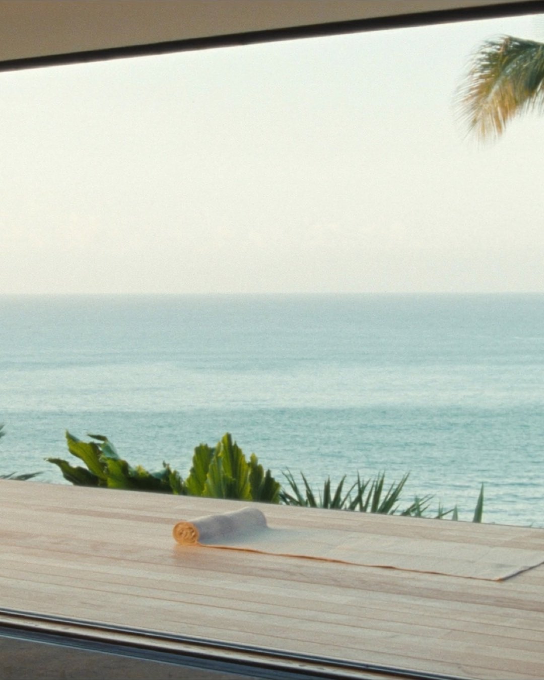 Deck and lounge overlooking the beach