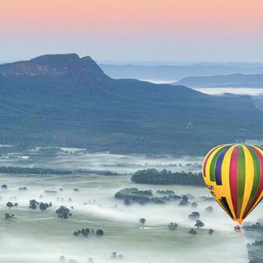 Balloon Aloft, At sunrise